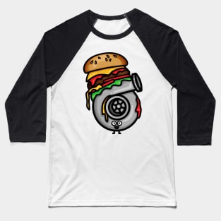 Cutest Turbo - Burger Baseball T-Shirt